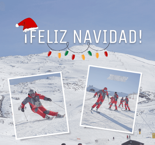 Grupal Navidad Niños Esquí